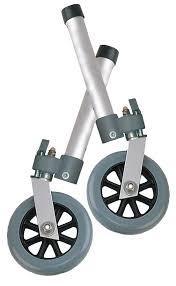 Walker Swivel Wheel with Lock & Two Sets of Rear Glides - 5